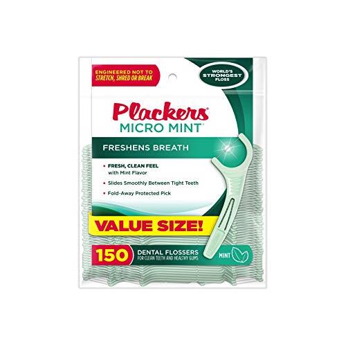 PLACKERS FLOSSERS MICRO MINT 150 CT