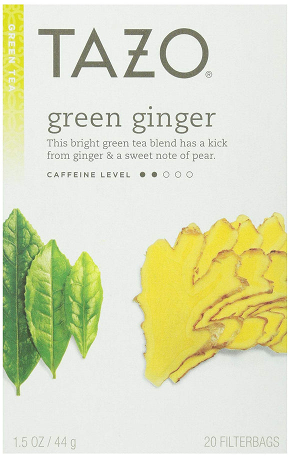 Tazo Tea Green Tea - Ginger  - 20 BAG