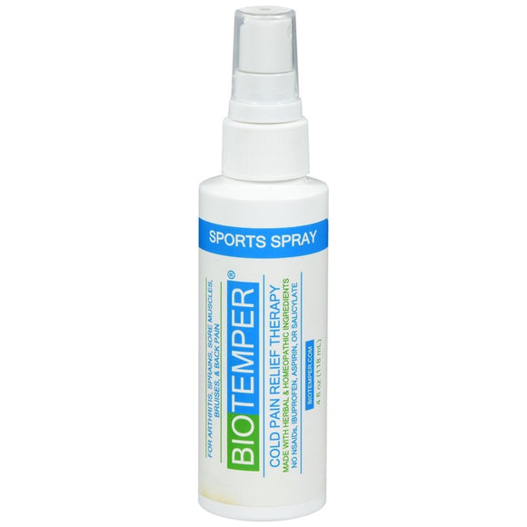 BioTemper Cold Pain Relief Therapy Sports Spray - 4 OZ