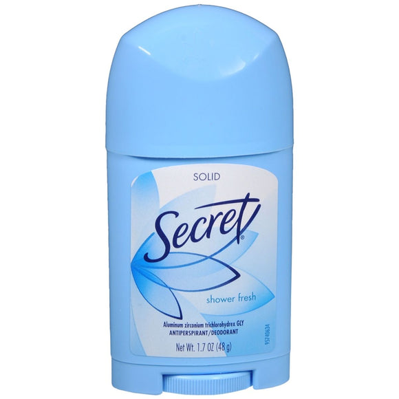 Secret Anti-Perspirant/Deodorant Solid Shower Fresh - 1.7 OZ