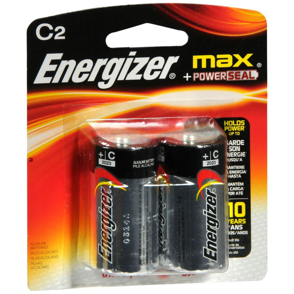 Energizer MAX Alkaline Batteries C - 2 EA