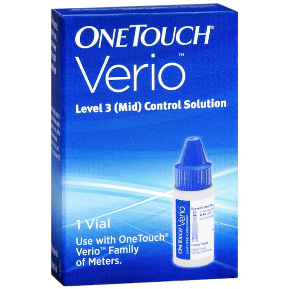 OneTouch Verio Level 3 (Mid) Control Solution Vial - 1 EA