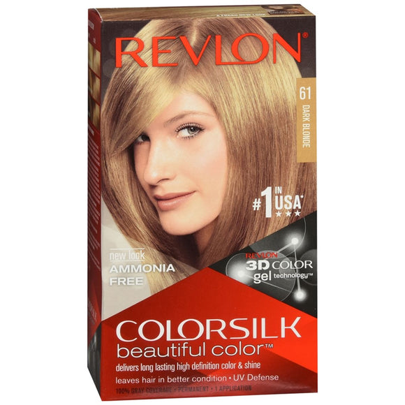 Revlon ColorSilk Beautiful Color Permanent Hair Color 61 Dark Blonde - 1 EA