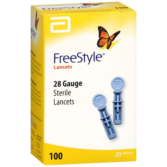 FreeStyle Lancets 28 Gauge 100 ea