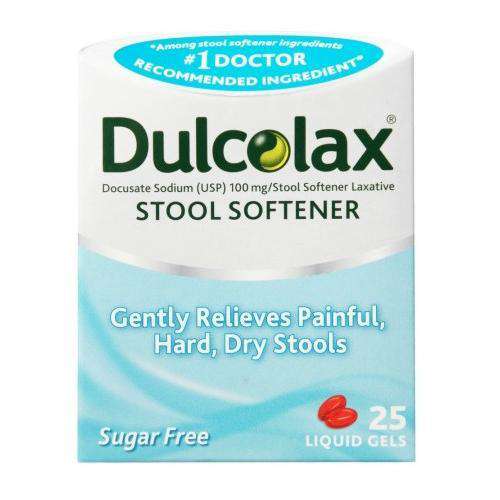 Dulcolax Stool Softener Liquid Gels 25 CP