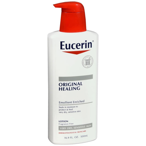 Eucerin Original Healing Lotion Fragrance Free - 16.9 OZ