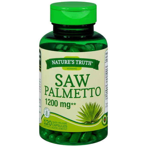 Nature's Truth Saw Palmetto 1200 mg Quick Release Capsules - 120 CP