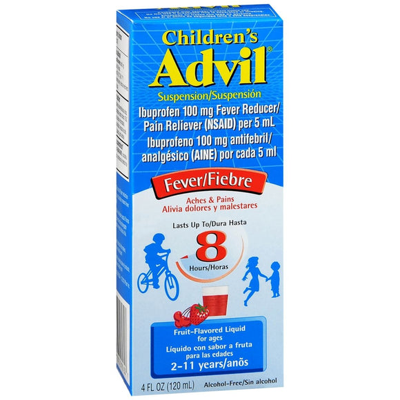 Advil Children's Suspension Fruit-Flavored Liquid - 4 OZ