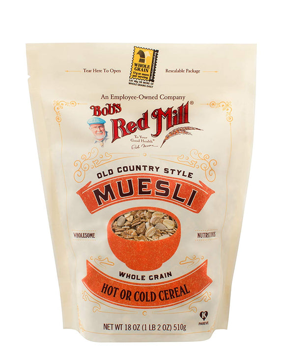 Bobs Red Mill Muesli Shipper 9 Cs