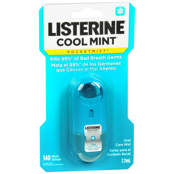 Listerine PocketMist Oral Care Mist Cool Mint - 0.26 OZ