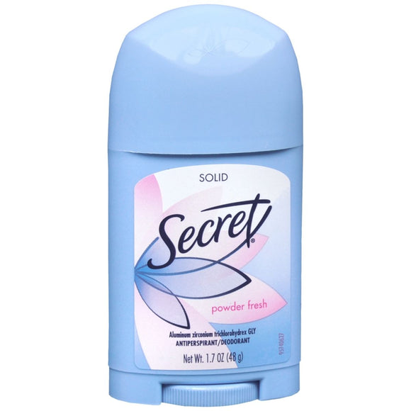 Secret Anti-Perspirant Deodorant Solid Powder Fresh - 1.7 OZ