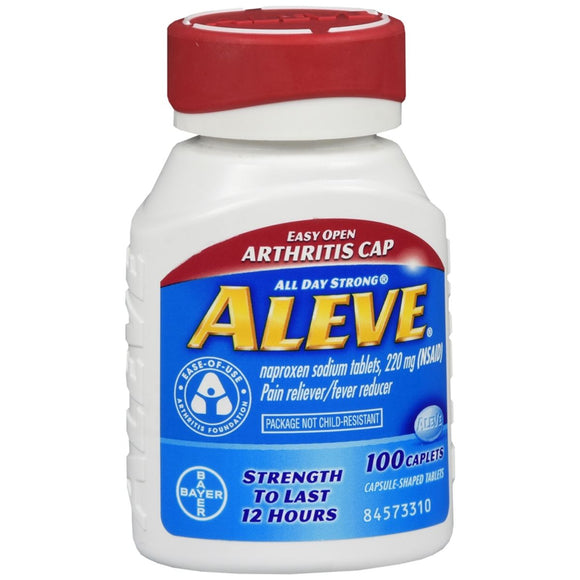 Aleve Caplets Easy Open Arthritis Cap - 100 CP