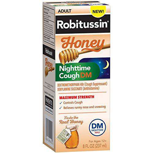 HONEY MAXIMUM STRENGTH NIGHTTIME COUGH 4-3-8 FLUID OUNCE