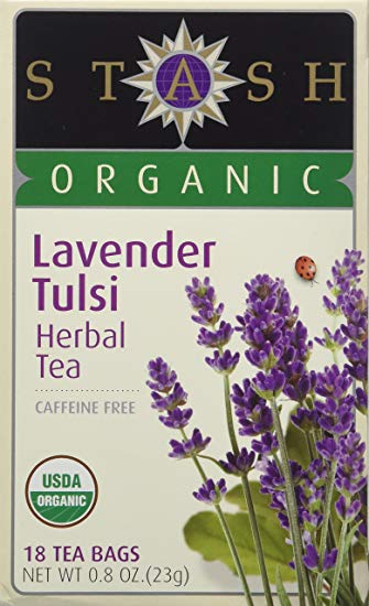 Stash Tea - Organic - Herbal - Lavender-Tulsi - 18 Bags