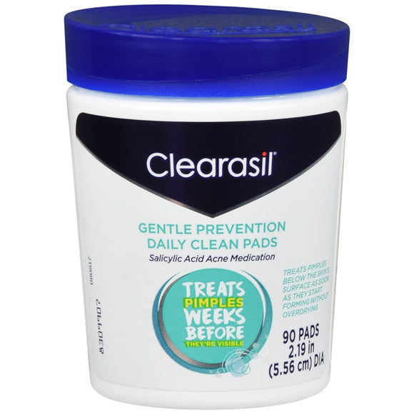 Clearasil Gentle Prevention Daily Clean Pads - 90 EA