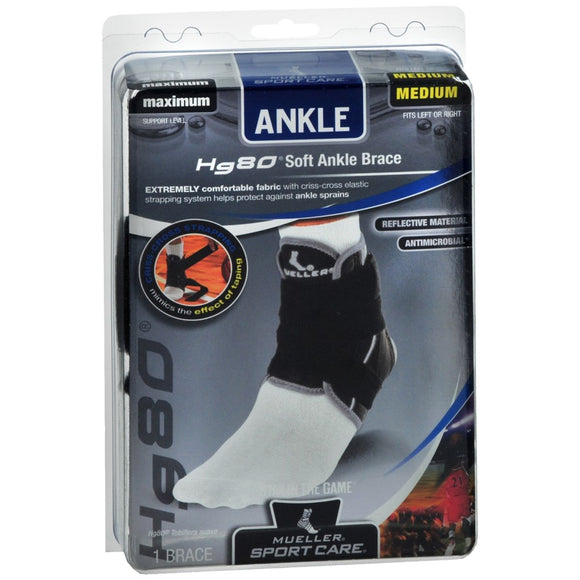 Mueller Sport Care Hg80 Soft Ankle Brace Medium 49712 - 1 EA