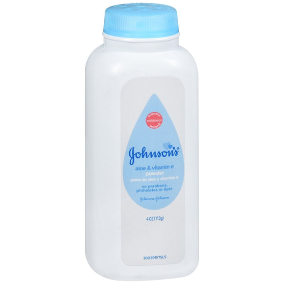 JOHNSON'S Powder Aloe & Vitamin E - 4 OZ