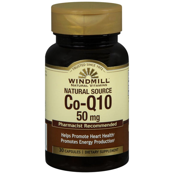 Windmill CoQ10 50 mg Capsules Natural Source - 30 CP