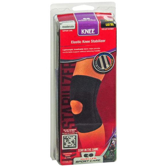 Mueller Sport Care Elastic Knee Stabilizer Black LG/XL 427 - 1 EA