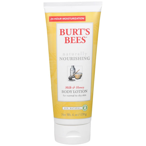 Burt's Bees Naturally Nourishing Body Lotion Milk & Honey - 6 OZ