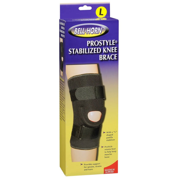 Bell-Horn ProStyle Stabilized Knee Brace Black Large 201 - 1 EA