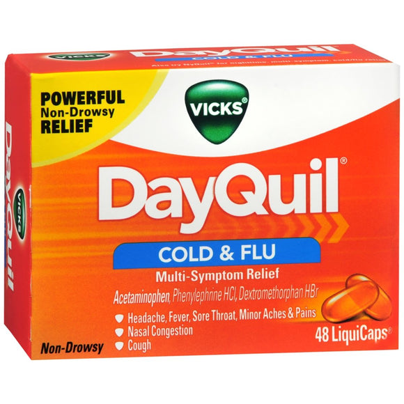 Vicks DayQuil Cold & Flu LiquiCaps - 48 CP