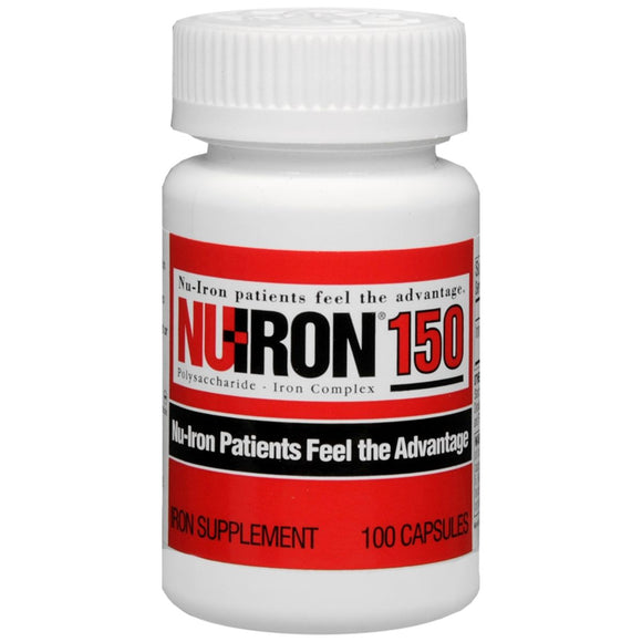 Nu-Iron 150 Iron Supplement Capsules 100 CP