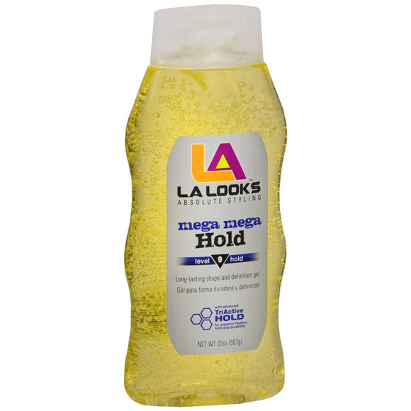 L.A. LOOKS Styling Gel Mega Mega Hold - 20 OZ