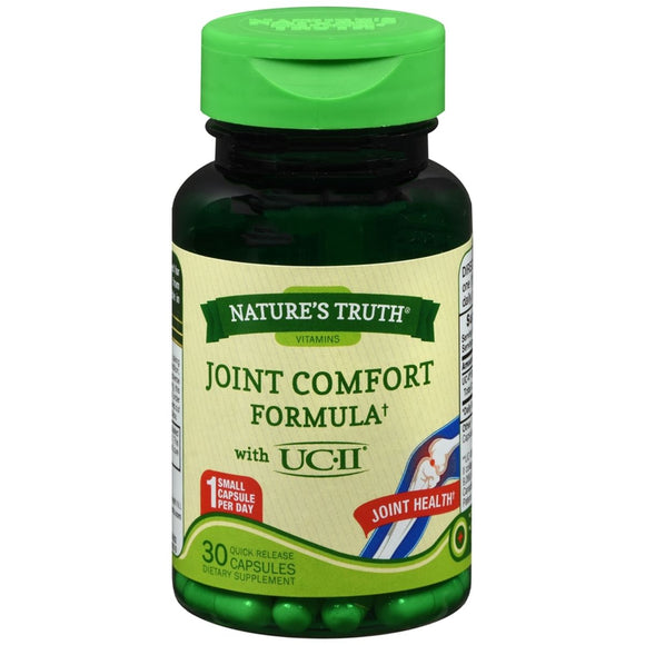 Nature's Truth Joint Comfort Formula With UC-II Quick Release Capsules 30 CP