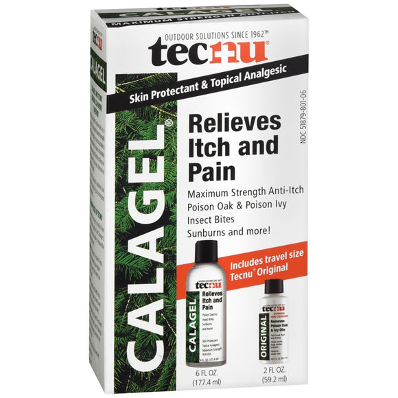 Tecnu Calagel Skin Protectant & Topical Analgesic 6 oz