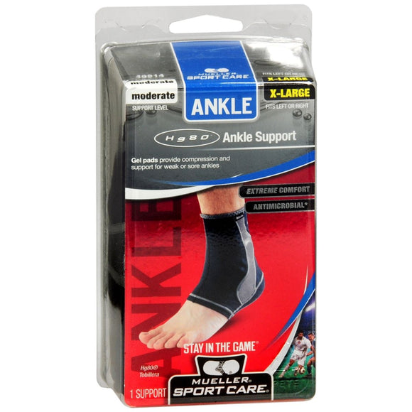 Mueller Sport Care Hg80 Ankle Support Moderate X-Large Black 49914 - 1 EA