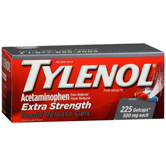 TYLENOL Extra Strength Rapid Release Gelcaps - 225 CP