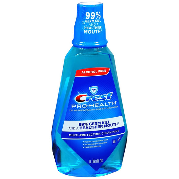 Crest Pro-Health Multi-Protection Mouthwash Clean Mint - 1000 ML