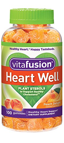 Vitafusion Heart Well Gummies, 100 Count