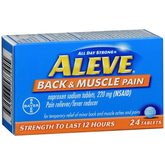 Aleve Back & Muscle Pain Tablets 24 TB