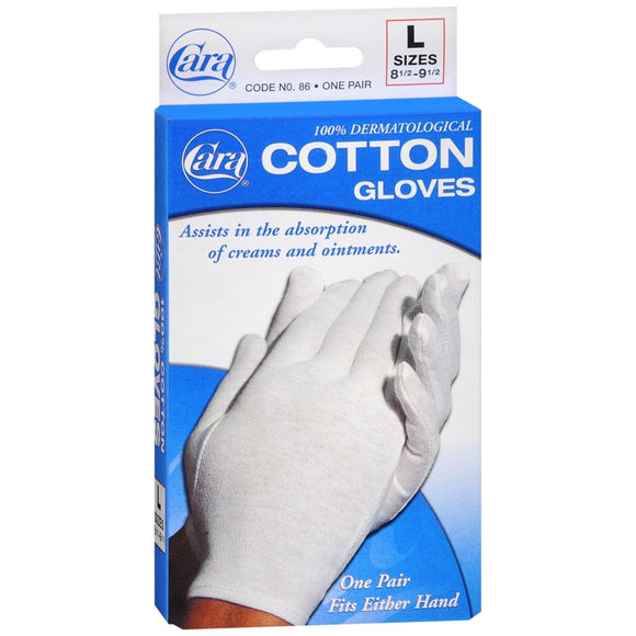 Cara Cotton Gloves L - 1 PR