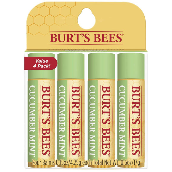 Burts Bees Lip Balm Cucumber Mint 12/4x0.15oz