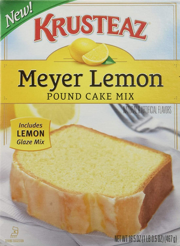 KRUSTEAZ MEYER LEMON POUND CAKE MIX