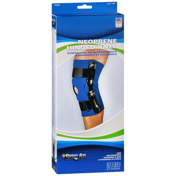 Sport Aid Neoprene Hinged Knee LG - 1 EA