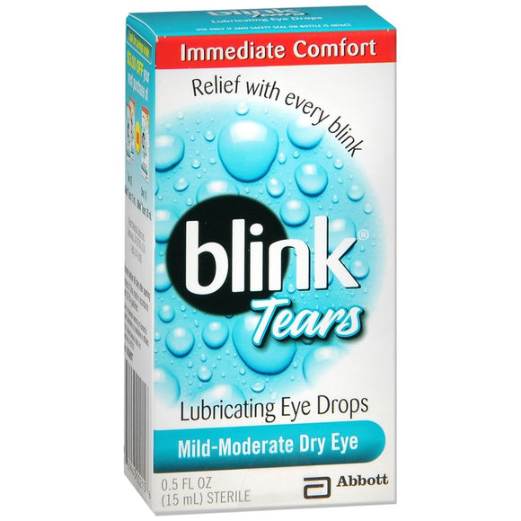 blink Tears Lubricating Eye Drops Mild-Moderate Dry Eye - 15 ML