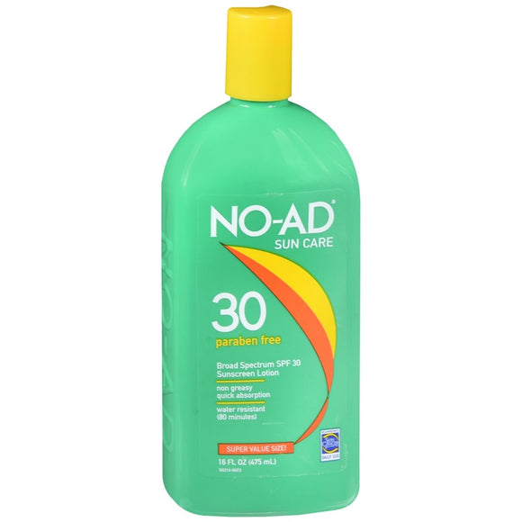 NO-AD Sunscreen Lotion SPF 30 - 16 OZ