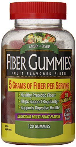 Garden Greens Fiber Gummies Fruit Flavored 120 EA