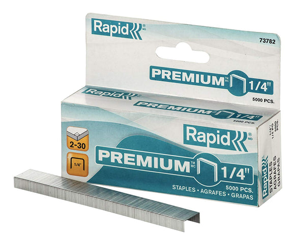 STANDARD STAPLES 1/4IN  5000/BOX