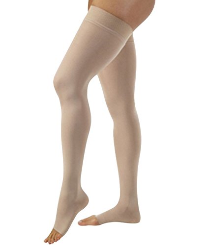 RELIEF THIGH 30-40 OPEN TOE SILICONE BEIGE LG