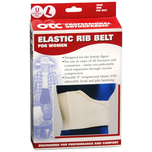 OTC Professional Orthopaedic Elastic Rib Belt for Women White Size Universal L 2659U-L - 1 EA