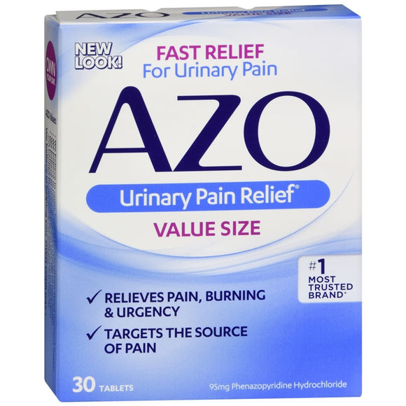 AZO Urinary Pain Relief Tablets - 30 TB