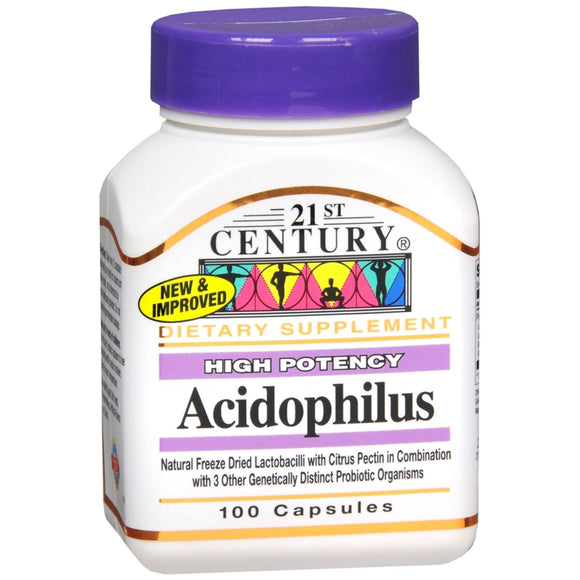 21st Century Acidophilus Capsules - 100 CP