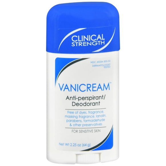 Vanicream Anti-Perspirant Deodorant Clinical Strength Sensitive Skin - 2.25 OZ