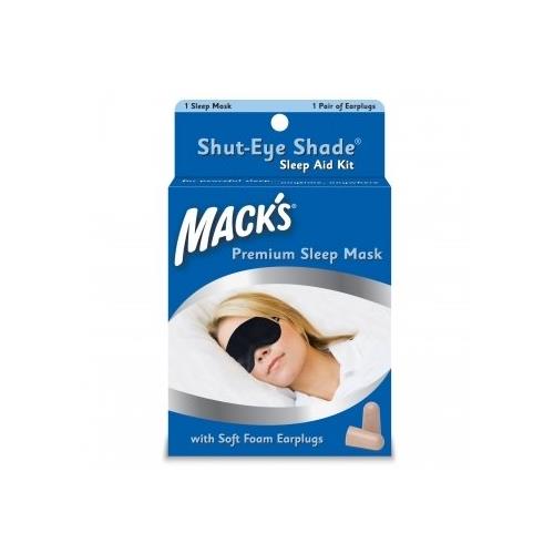 Shut-Eye Shade® Sleep Aid Kit with Soft Foam Earplugs