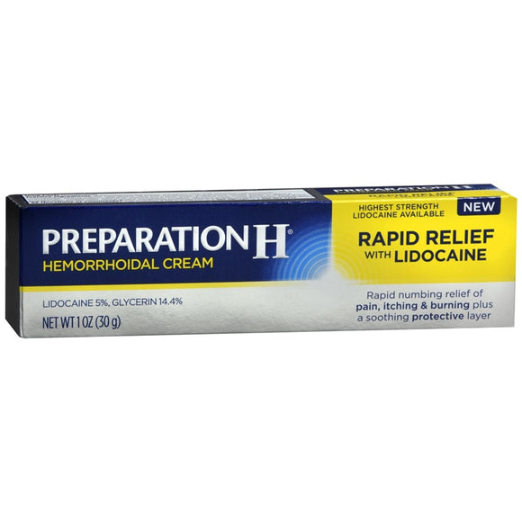 Preparation H Hemorrhoidal Cream Rapid Relief - 1 OZ